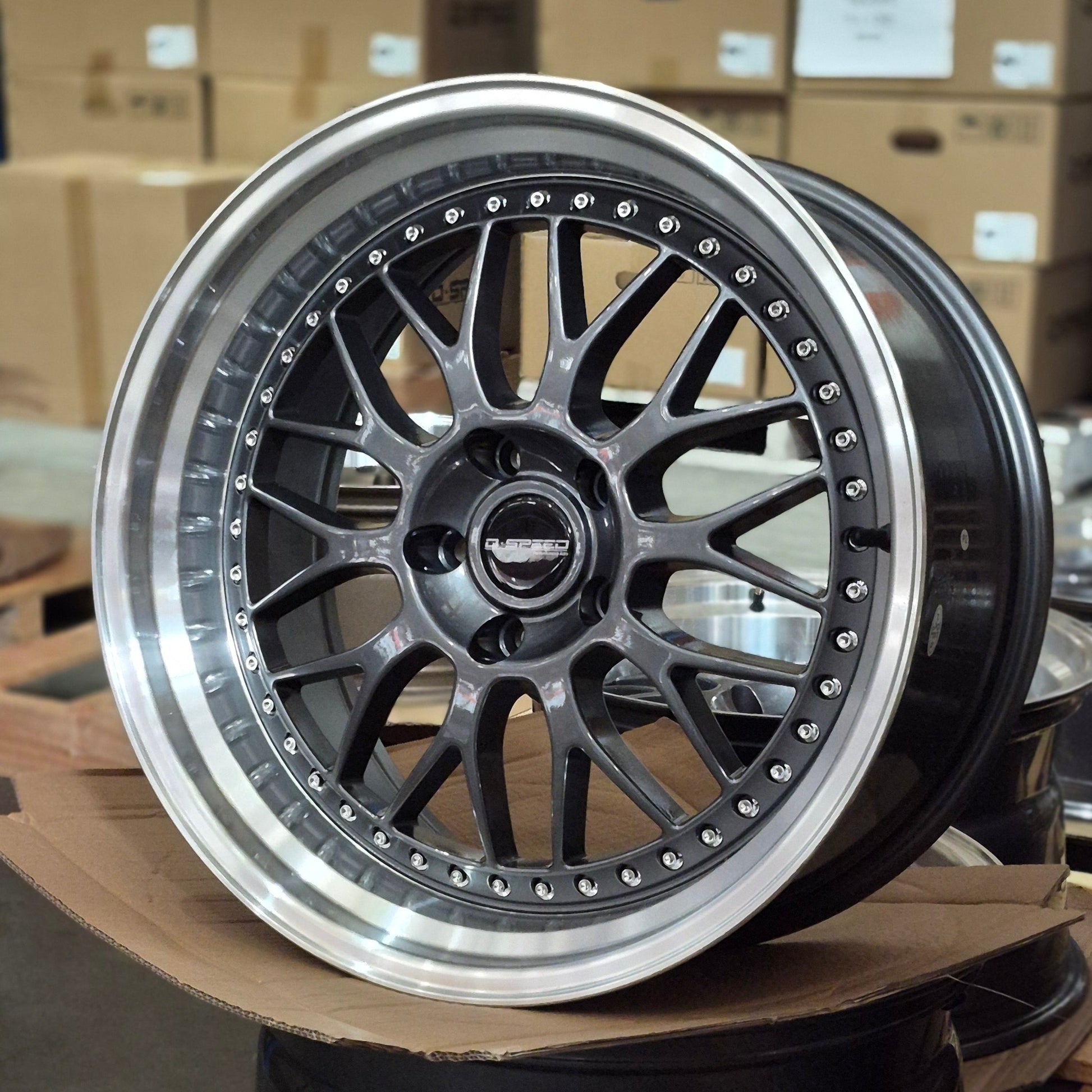 DS-06 19x9.5 +22 5x114.3 Gunmetal (CLEARANCE ITEM) (Copy)