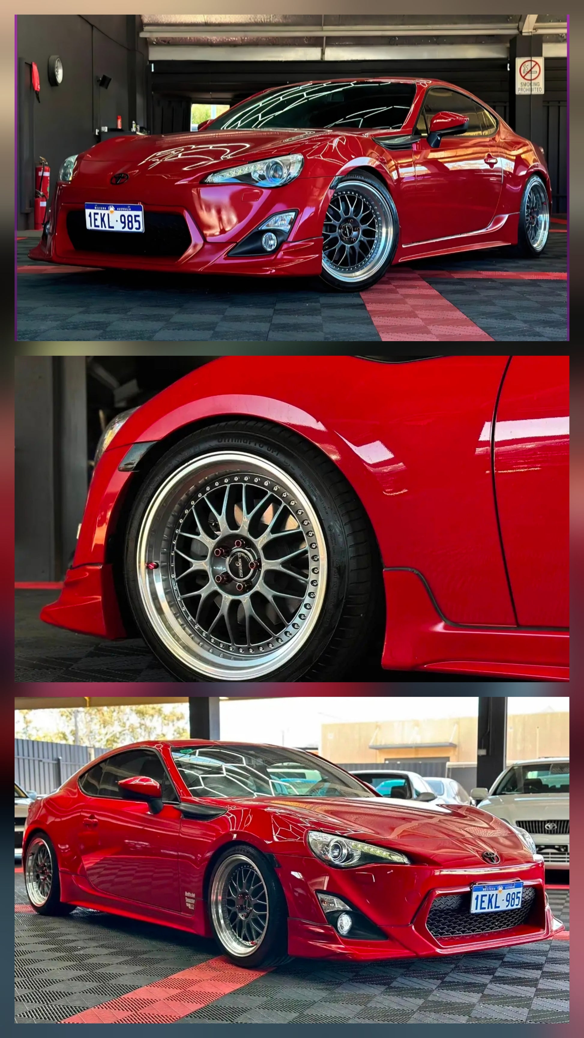 D-Speed  DS-06 18X8.5  5x100 +30 Wheel and tyre package