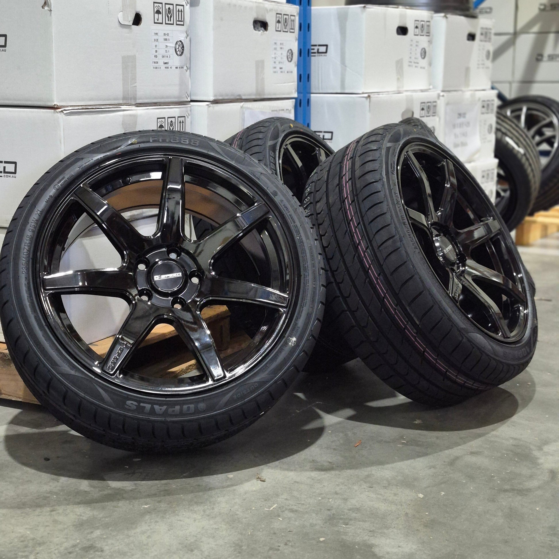 D-Speed DS-07 18x8.5 5x100 Wheel & Tyre Packages